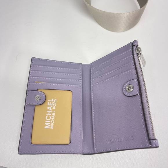 Michael Kors Small Zip Card Case Sweet Lilac - Picture 3 of 3